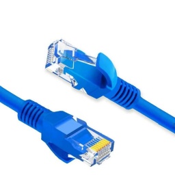 CABLE RED UTP PATCH CORD CAT 6 RJ45 3 MTS AZUL
