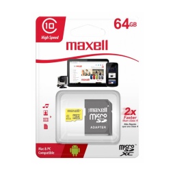 MEMORIA MICRO SD MAXEL 64GB