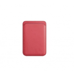 CARTERA DE CUERO MAGSAFE ROJA