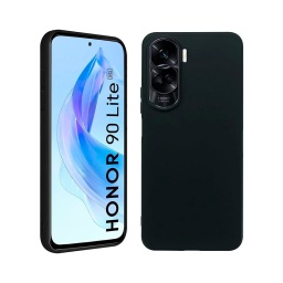 CASE SILICONA PARA HONOR 90 LITE NEGRO