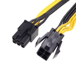 CABLE 18 AWG WIRE 6 PIN PCIE